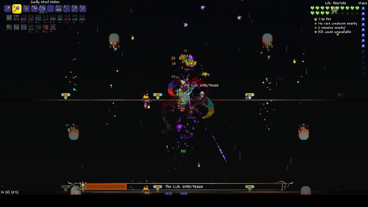 Thorium Mod - The Lich Boss (Healer Class)