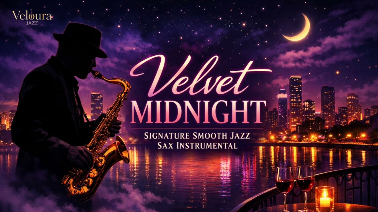 Smooth Jazz Saxophone for Late Nights | Blue Velvet Lounge (1 Hour)