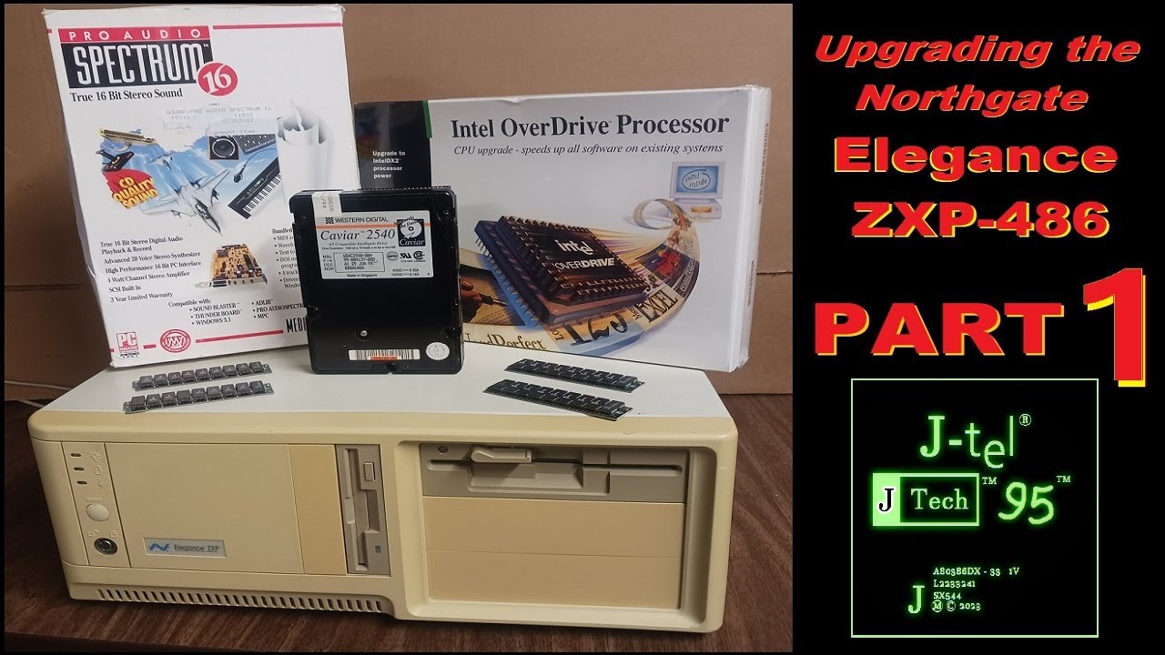 Модернизация Northgate Elegance ZXP-486, часть 1 &mdash; Распаковка Intel OverDrive DX2-66!