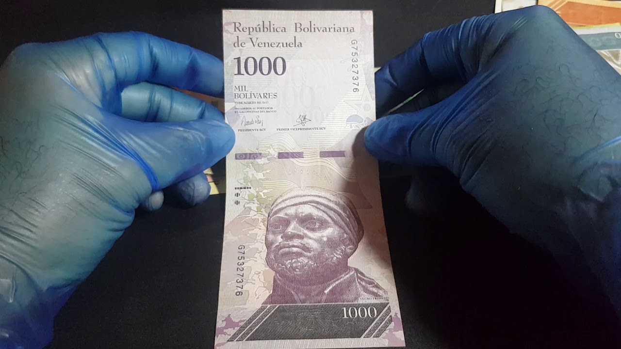NUMISMATICA EL BOLIVAR  BILLETES DE VENEZUELA DESDE EL A&Ntilde;O 1980 HASTA EL A&Ntilde;O 2018