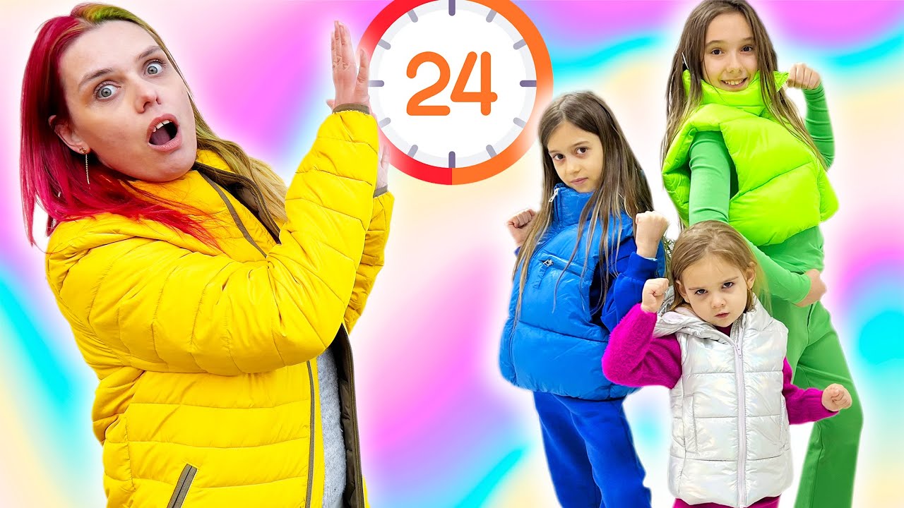 ⏰  24 de ORE în CULORI NEON 🍭