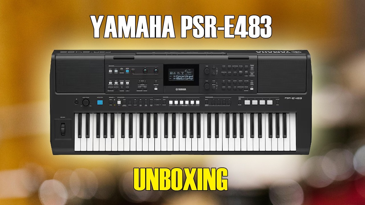 Yamaha PSR-E483 Keyboard Unboxing 2026