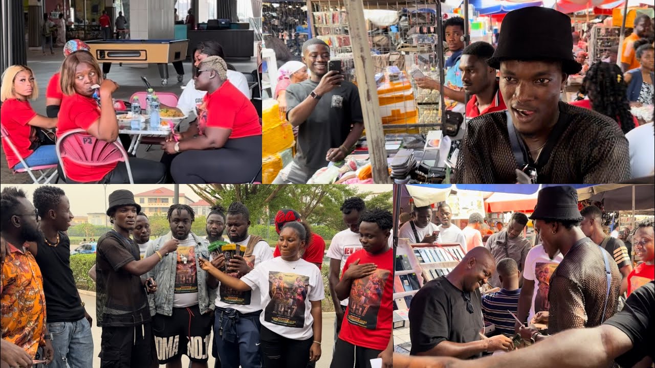 A Fun From Abroad Bought 10K ghc Ticket 🎫 👏Gunshot,Kumasi,Kyekyeku Storm Adum PZ& ksi Mall🔥