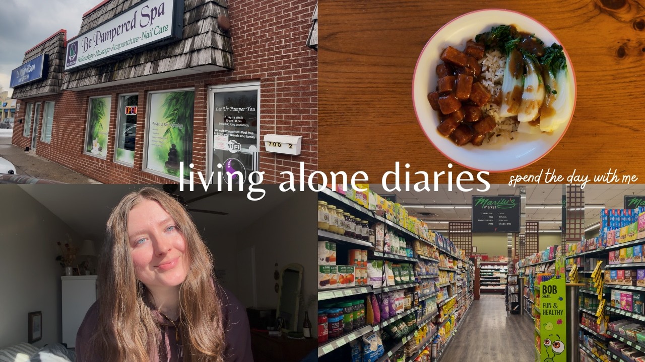 living alone diaries | spa, groceries, and cooking together 🤍