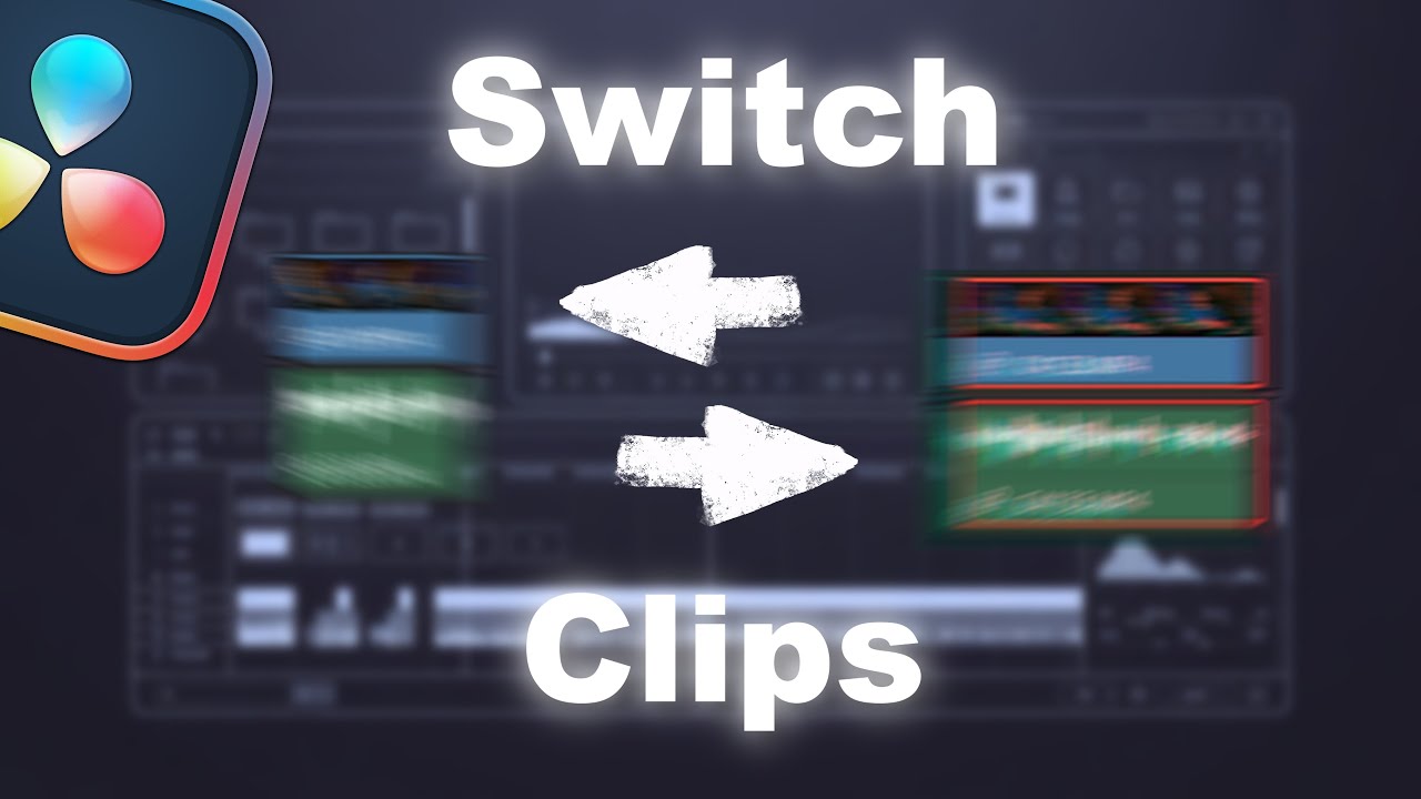 How To Switch Clips Left/Right In DaVinci Resolve