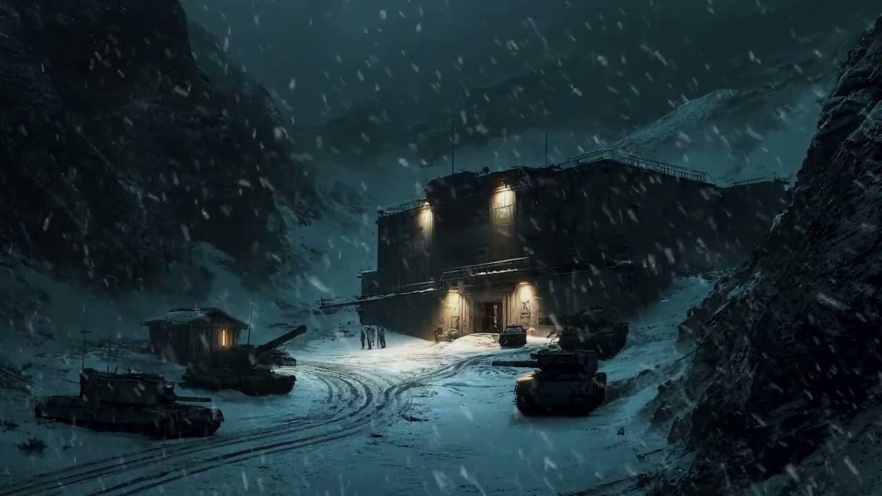 Abandoned Restricted Sector ❄️🛰️ Dark Sci-Fi Winter Ambience for Insomnia