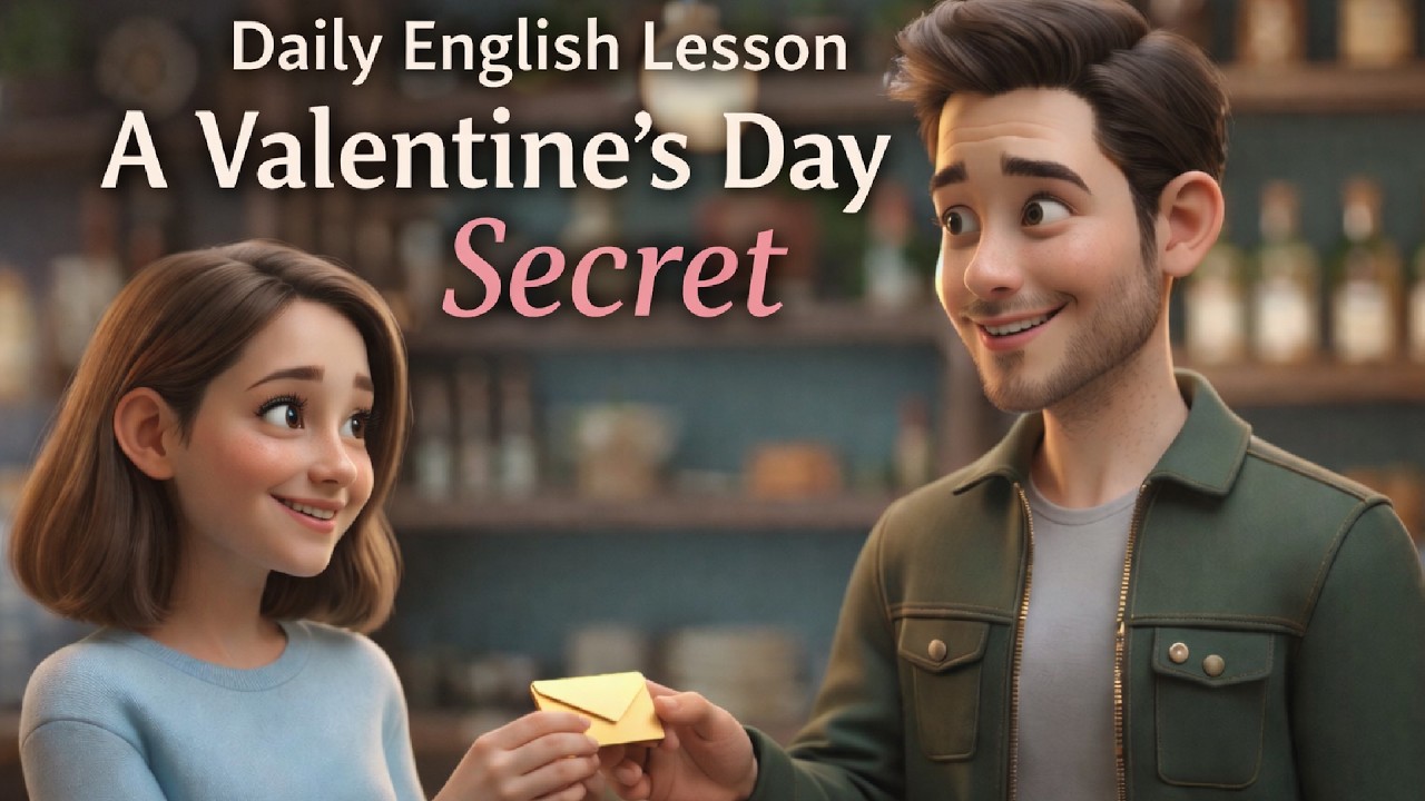 A Valentine’s Day Secret | Easy English for Beginners (A2)