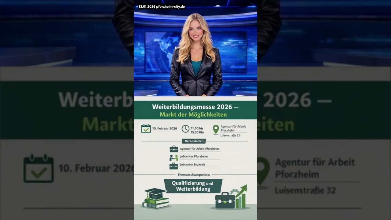 Weiterbildungsmesse 2026 in Pforzheim informiert zu Qualifizierung