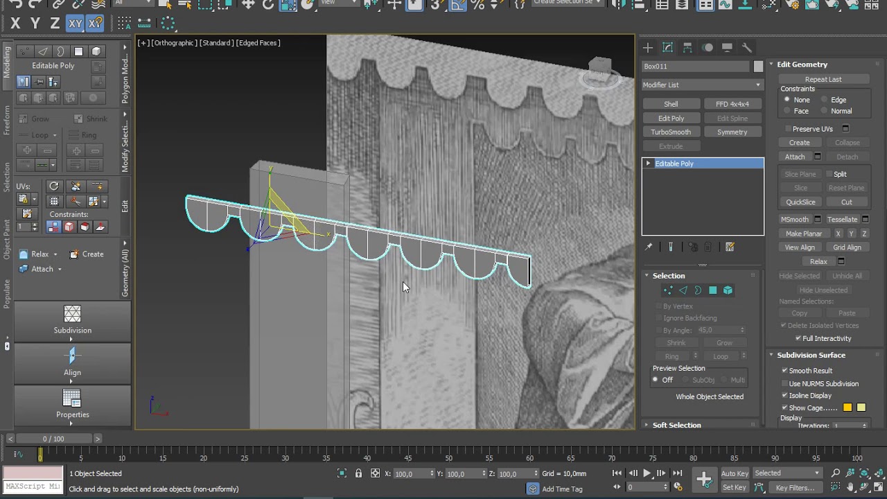 01 Bas relief time lapse Zbrush sculpting Josiah Hears the Book of the Law