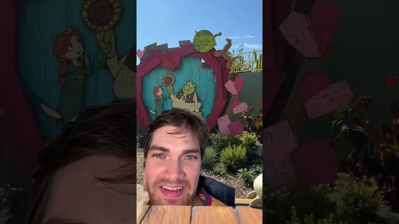 Blind react of the new Shrek Ride at Universal Kids #themepark #universalkids