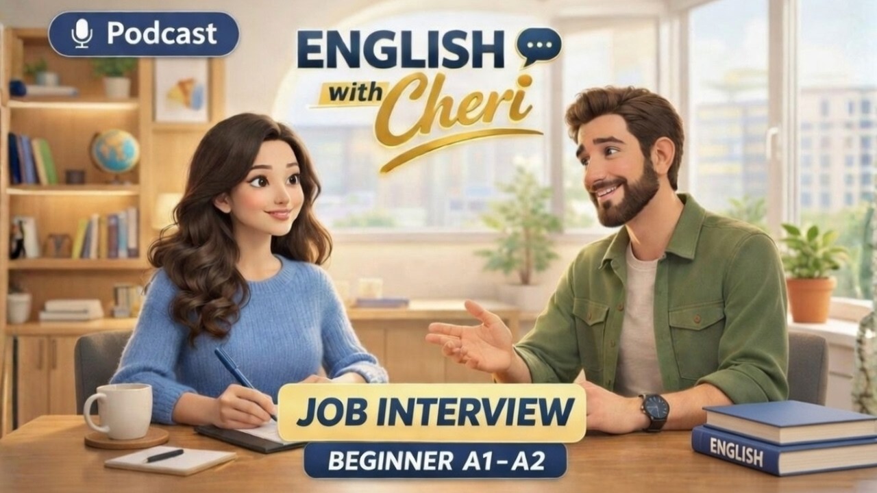 Job Interview Conversation | English Listening Practice | Beginner A1–A2