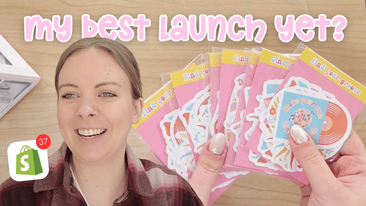 How my shop update went! Launching my new collection and announcing an exciting collaboration