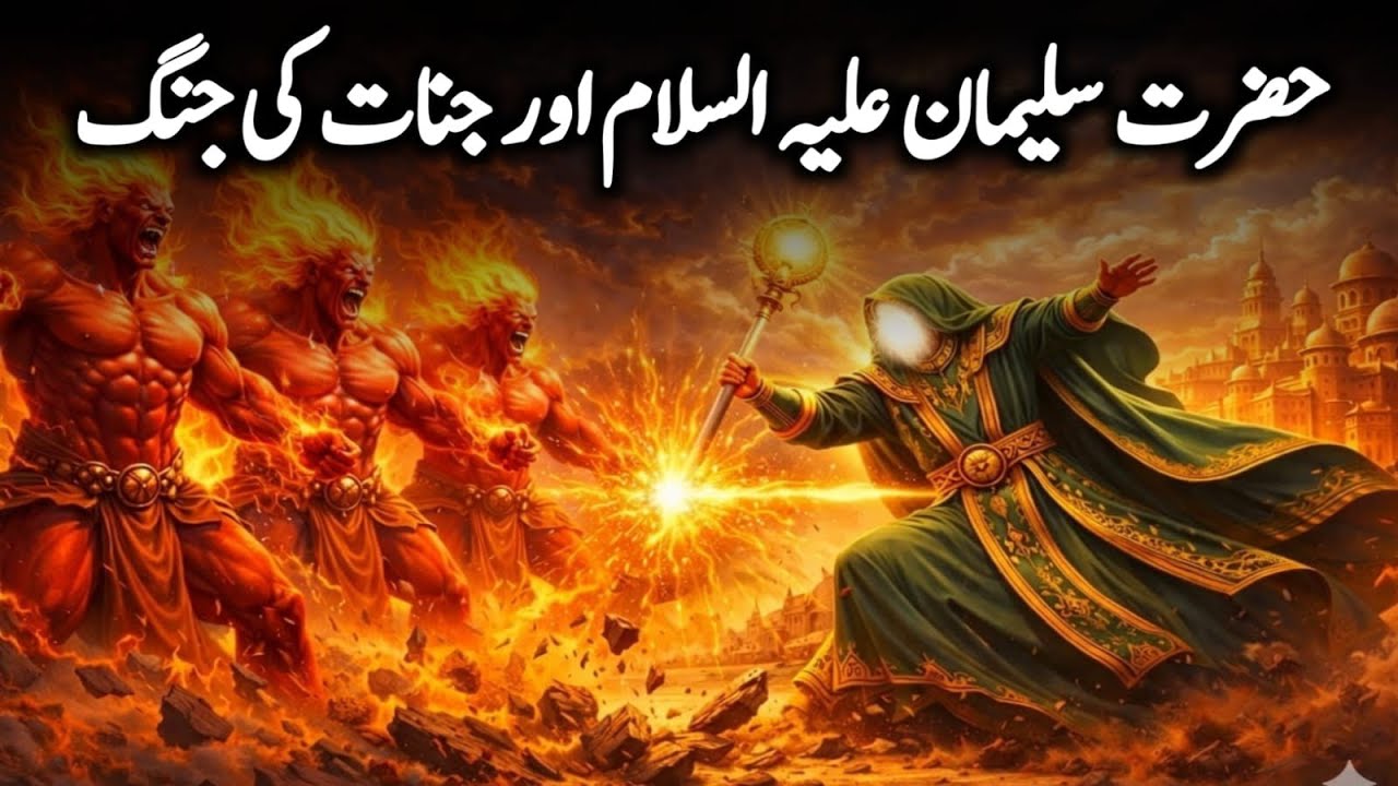 Hazrat Suleiman A.S Aur Jinnat Ki Jang Ka Waqia || Hazrat Suleyman A.S Ka Waqia || Zubair Safi 