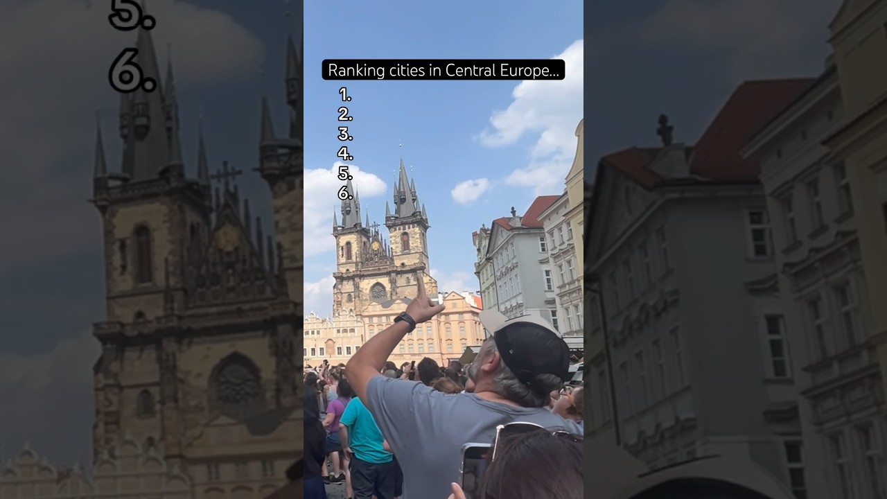 Ranking cities in CENTRAL EUROPE! ✈️ #shorts #travel #europetravel #europeantravel