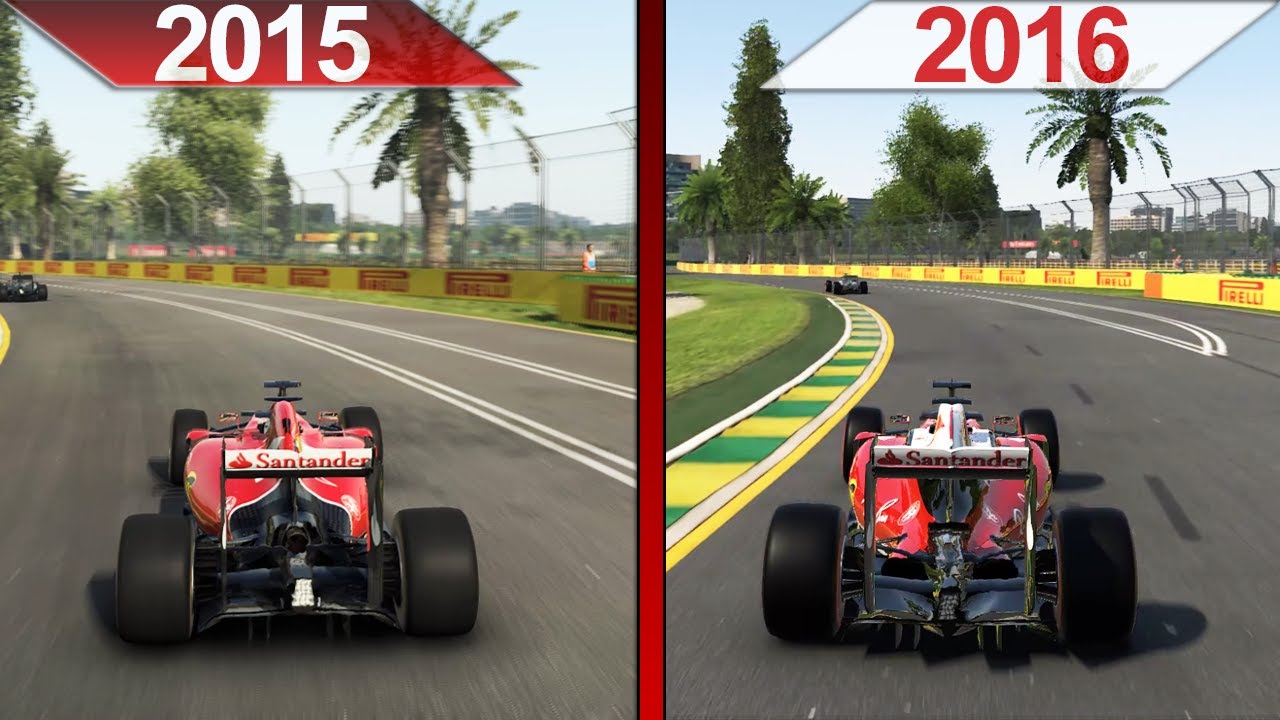 SBS Comparison | F1 2015 vs. F1 2016 | PC | ULTRA | GTX 970