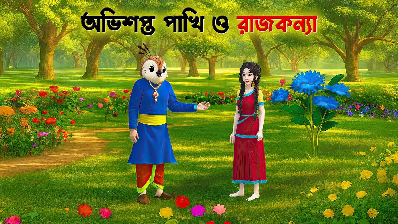 অভিশপ্ত পাখি ও রাজকন্যা | Bengali Fantasy Story | Bangla Rupkotha | Golpo Konna Cartoon