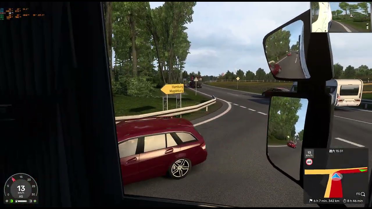 ETS2/歐卡2 1.58 | 4K | 德國 馬德堡 - 德國 紐倫堡 山羊起司
