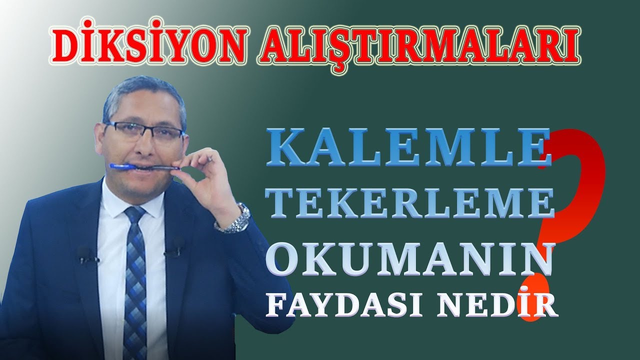 Tekerleme okuma (diksiyon dersleri -11)