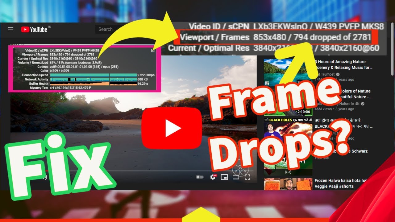 How to FIX YouTube Frame Drops Problem(100% Solution) |Stuttering/Dropping frames playback issue FIX