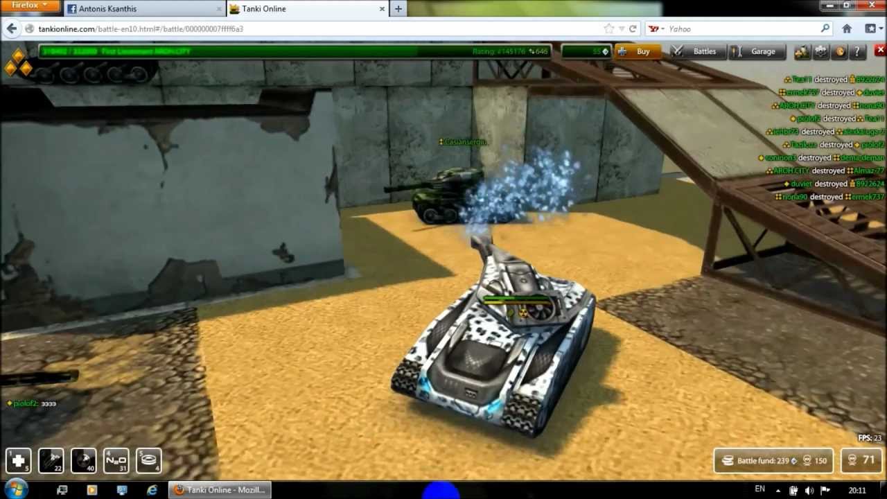 TANKI ONLINE FREEZE M2 HORNET M3 THE BEST GAME