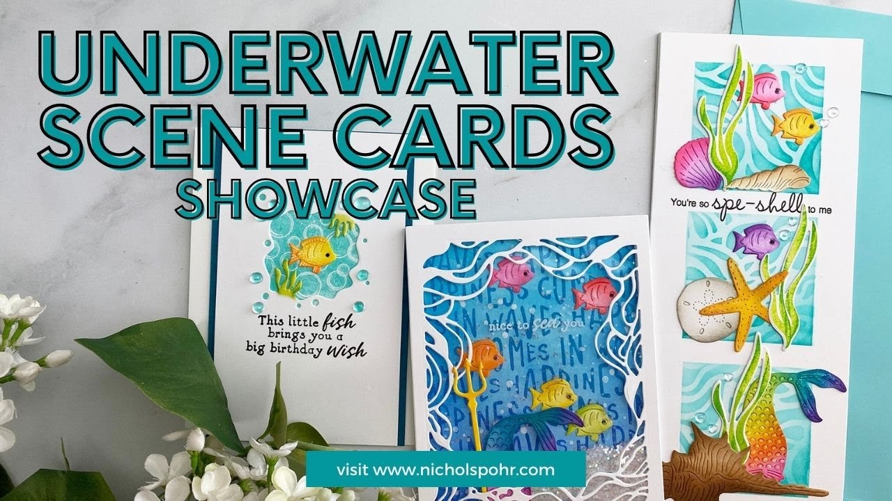 Underwater Scene Cards Showcase (Hero Arts)