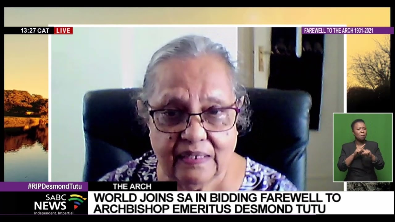 State Funeral Arch Tutu | Tributes pour in for late Arch Tutu: Ela Gandhi