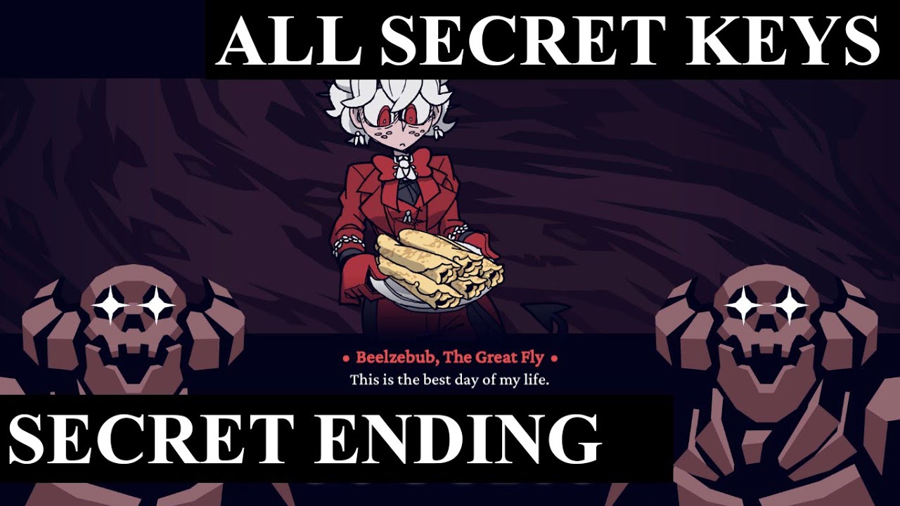 Helltaker - All Secret Keys Location + Secret Ending (Pathtaker + Abysstaker Achievement)