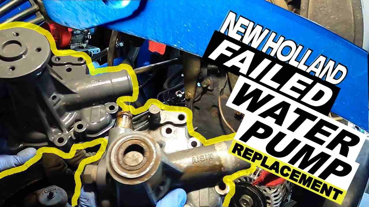 WATER PUMP REPLACEMENT IN DETAILS | NEW HOLLAND TC45 TRACTOR | Shibaura N844L