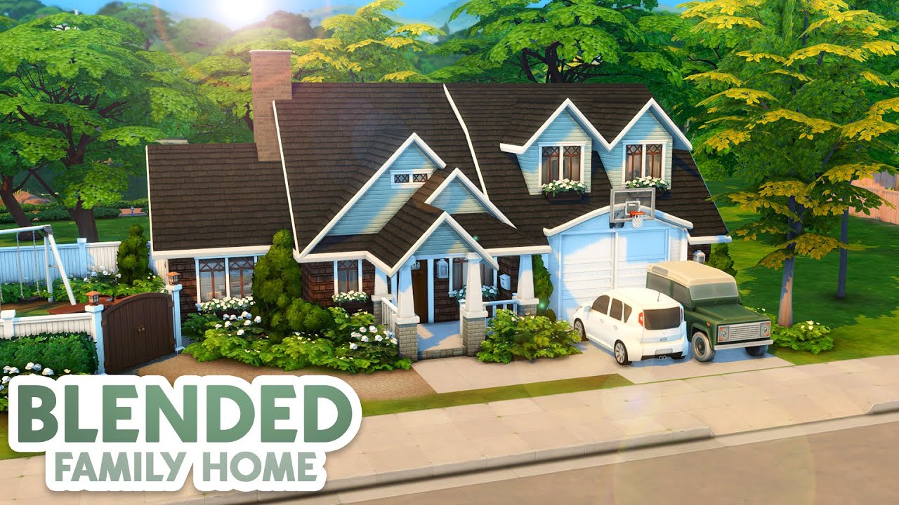 Дом для смешанной семьи 💕 // The Sims 4 Скоростное строительство