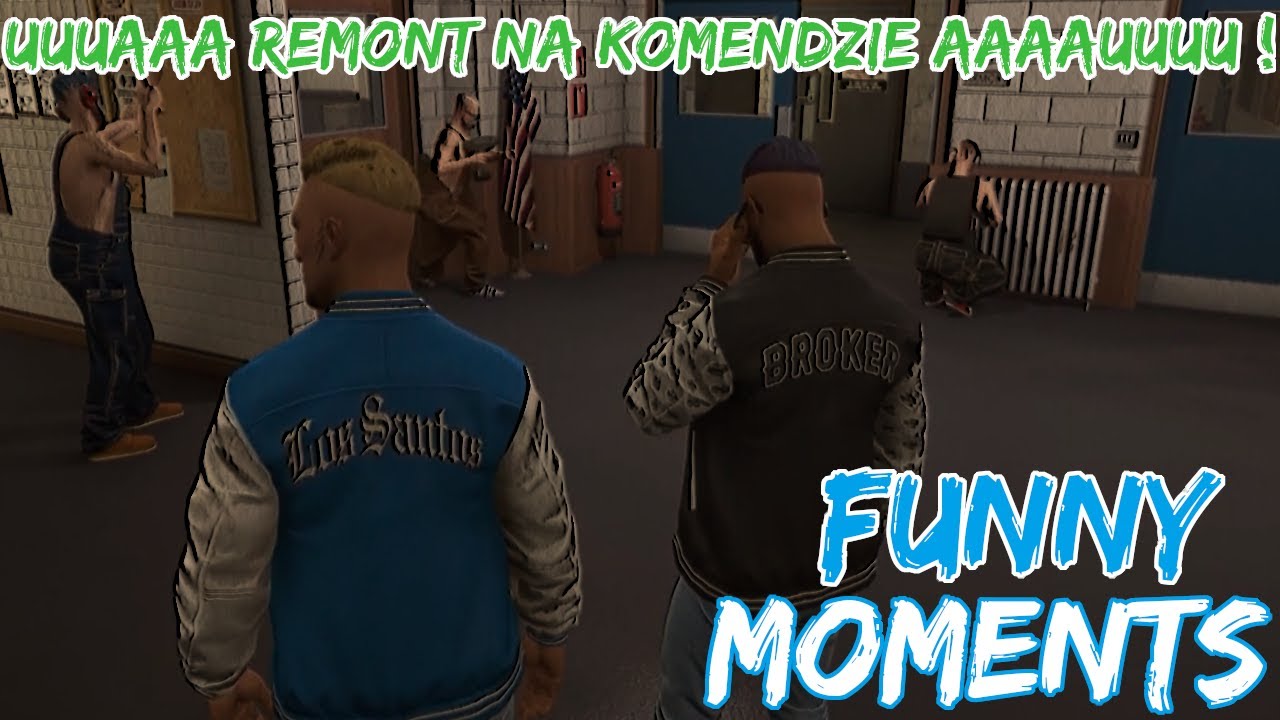 😂Funny Moments #02 - ( UUUaaa REMONT NA KOMENDZIE AAAAuuUU ! ) - StrefaRP.pl🔥