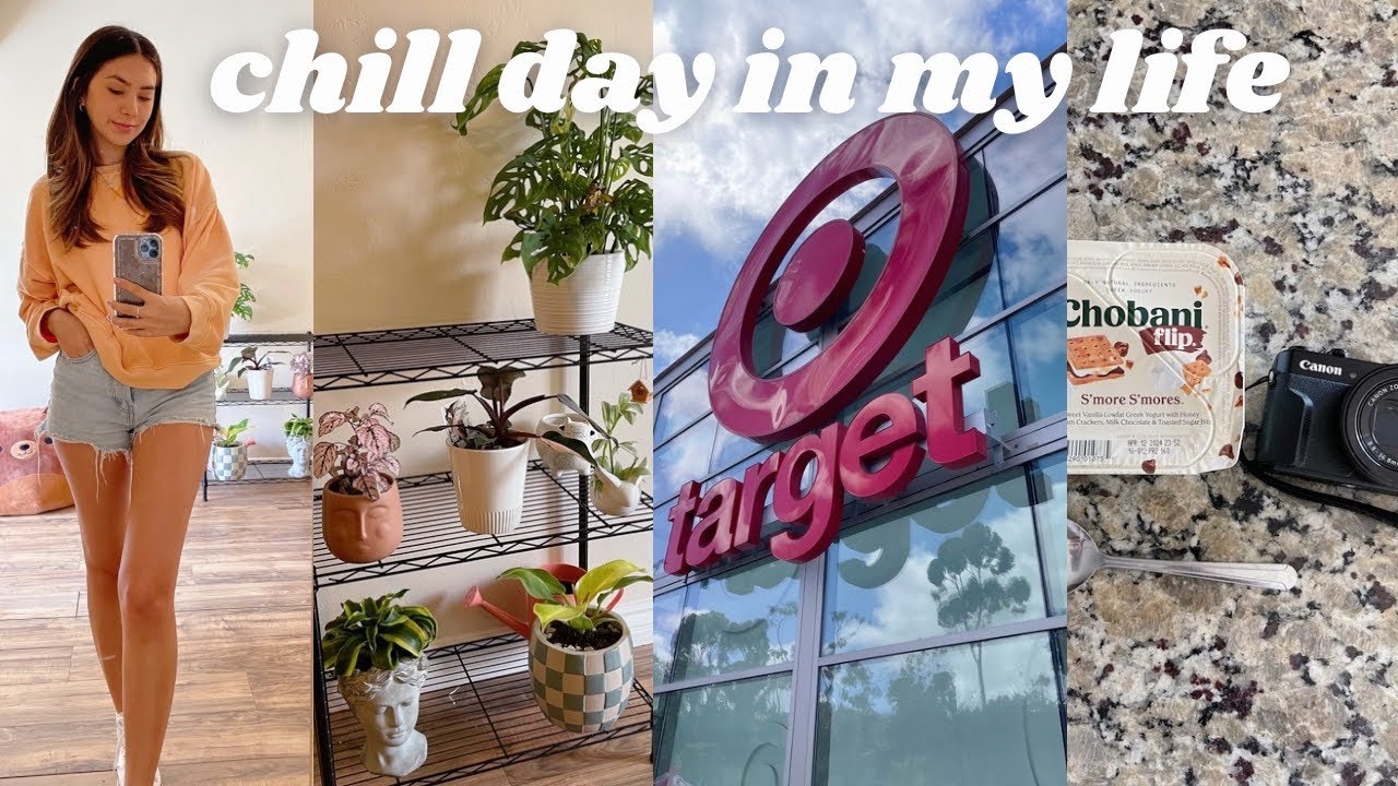 day in my life vlog : target shopping, plant shelf , hot girl walk era