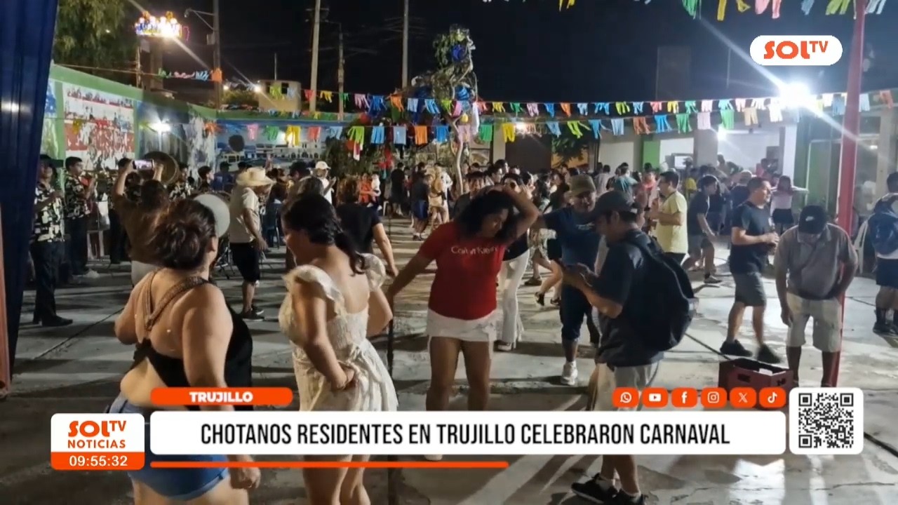 La Libertad: chotanos residentes en Trujillo celebraron carnaval