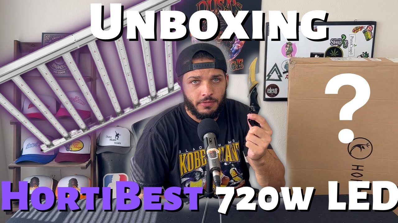 Unboxing Hortibest Octopus H8 LED Grow Light  - Should I Do a Giveaway?