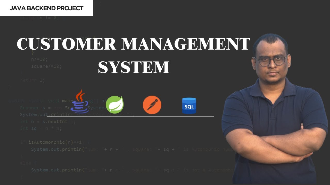 Customer Management System using Spring Boot | Java | MySQL | Spring Framework
