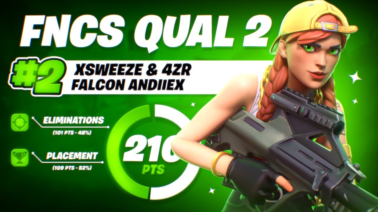 2ND Place on FNCS Trio (Open) 🏆 w/ 4zr & Andilex | Xsweeze