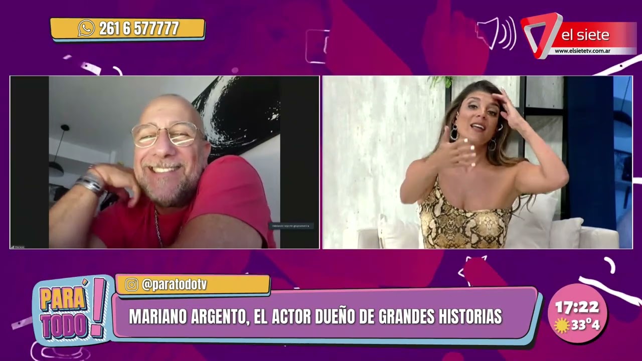 Conocemos al super actor Mariano Argento
