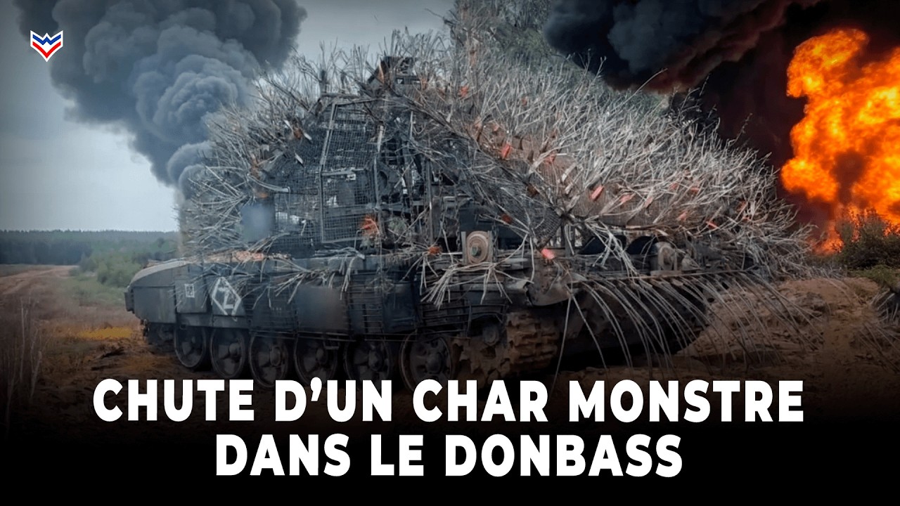 Un tank monstre russe frappe lors d’un assaut dans le Donbas | Histoires de Combat