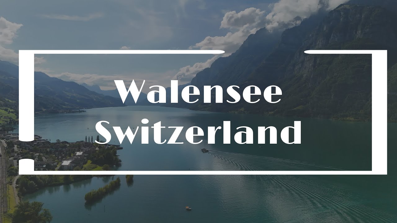 Walensee Switzerland | Drone Aerial | 4K |