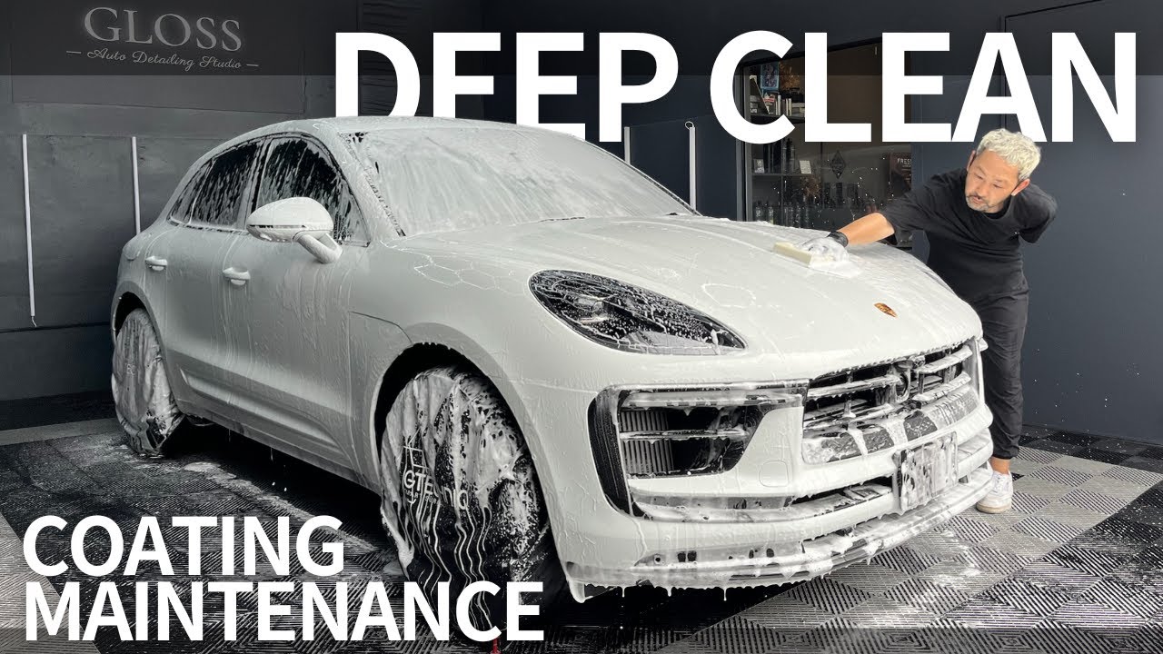 PORSCHE MACAN DEEP CLEAN |CAR WASH | CAR DETAIL | ASMR |