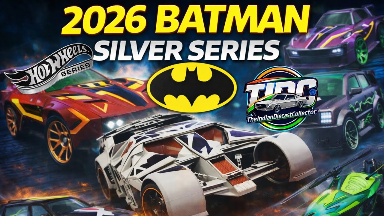 Hot Wheels 2026 BATMAN Silver Series Set | Unboxing Batman Silver Series set |Full Review Batman Set