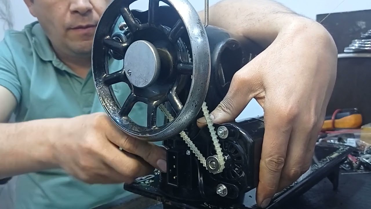 dikiş makine motor takma
