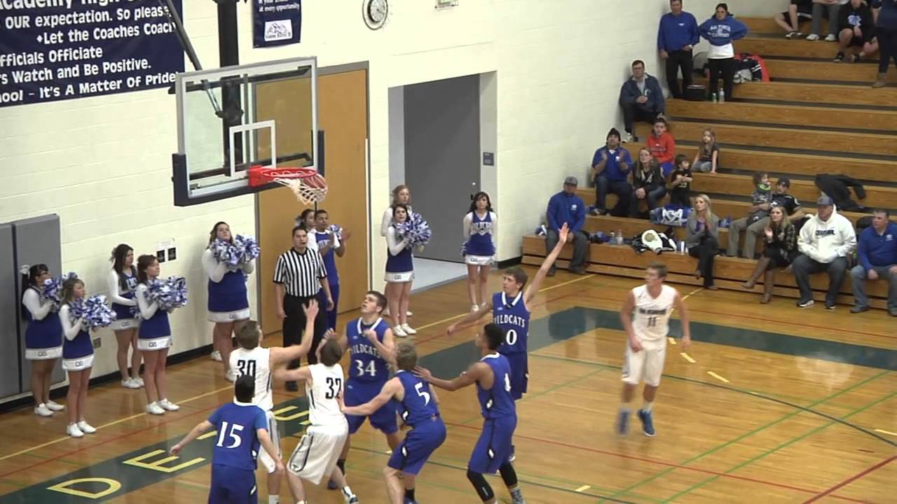 Air Academy vs Pueblo Central boys playoff basketball highlights