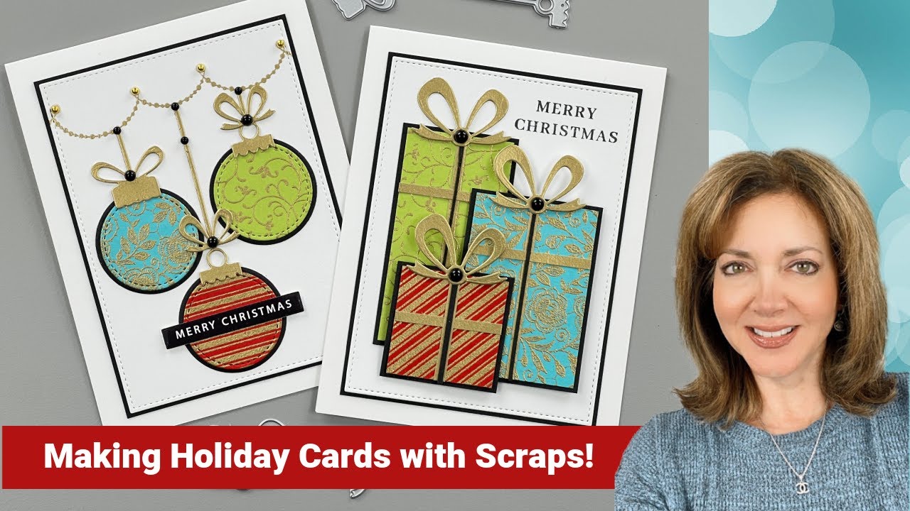 Making Holiday Cards with Scraps!