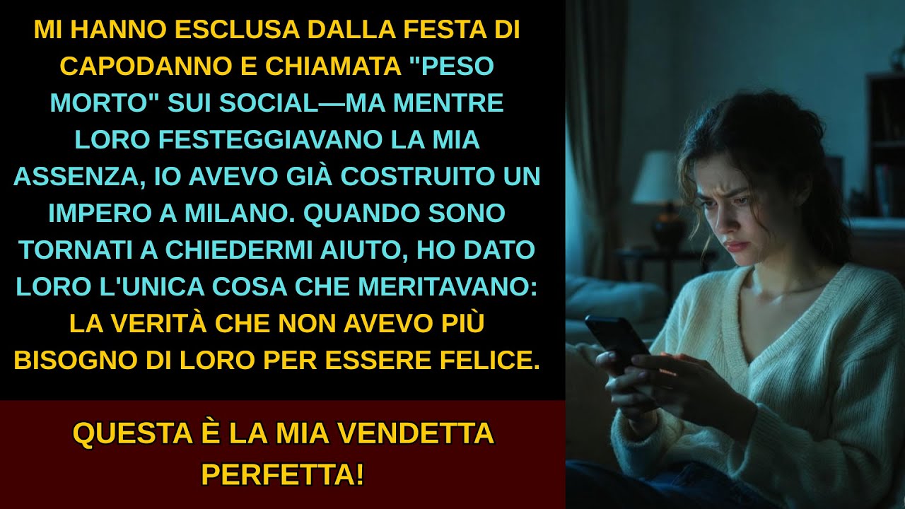 NELL'ANNO NUOVO, LA MIA FAMIGLIA MI HA VOLTATO LE SPALLE—IO AVEVO GIÀ DECISO DI NON TORNARE MAI PIÙ!