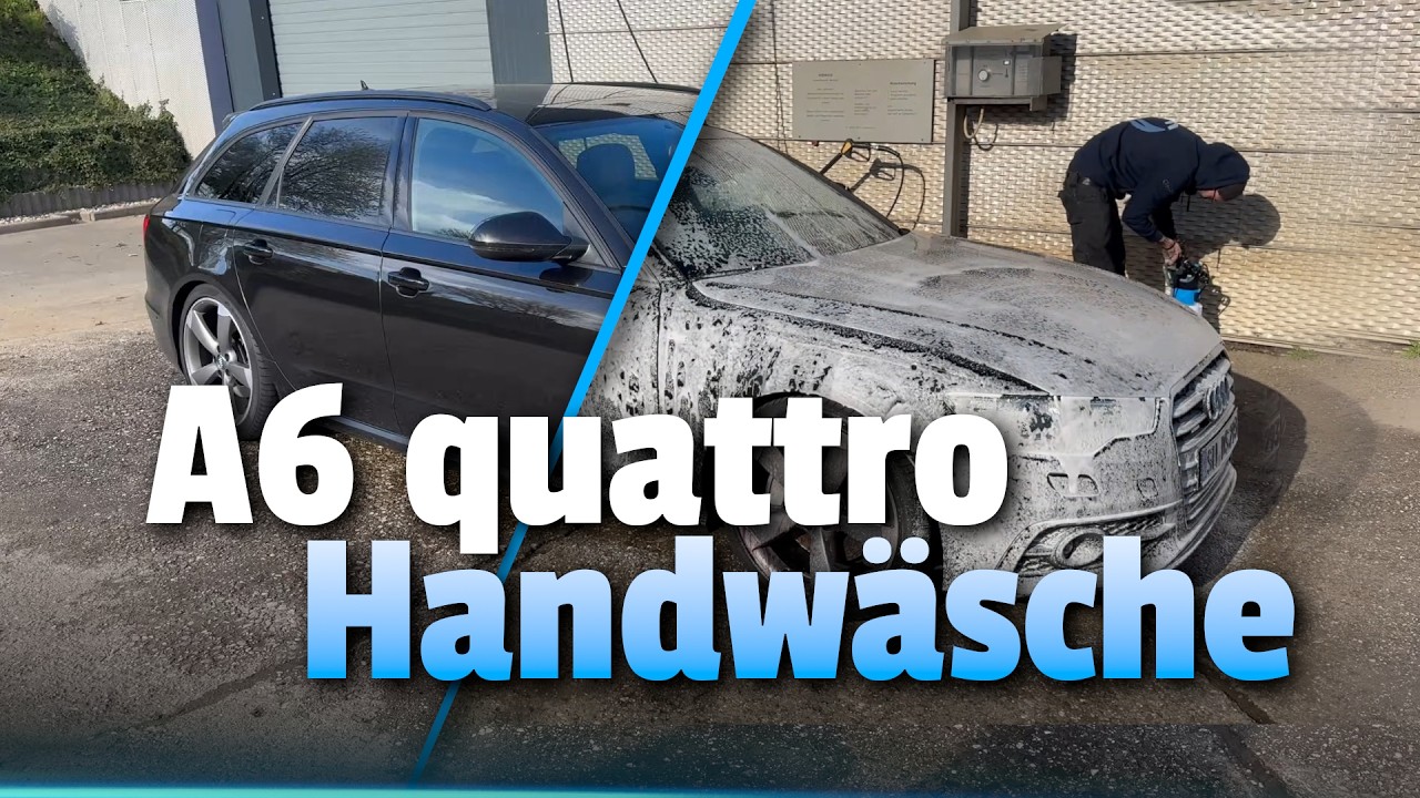 Daniels neues Auto waschen! Audi A6 Quattro BIEST