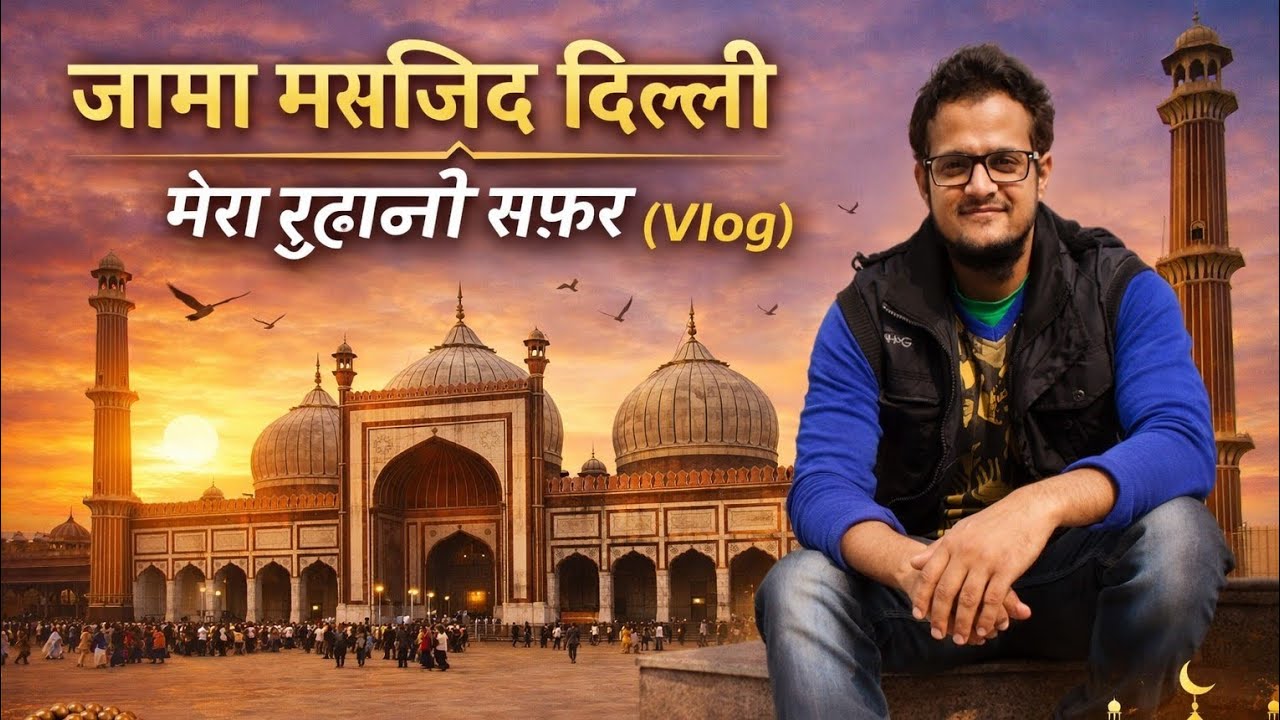 Jama Masjid Delhi | My Spiritual Journey (Vlog)India’s Biggest Mosque