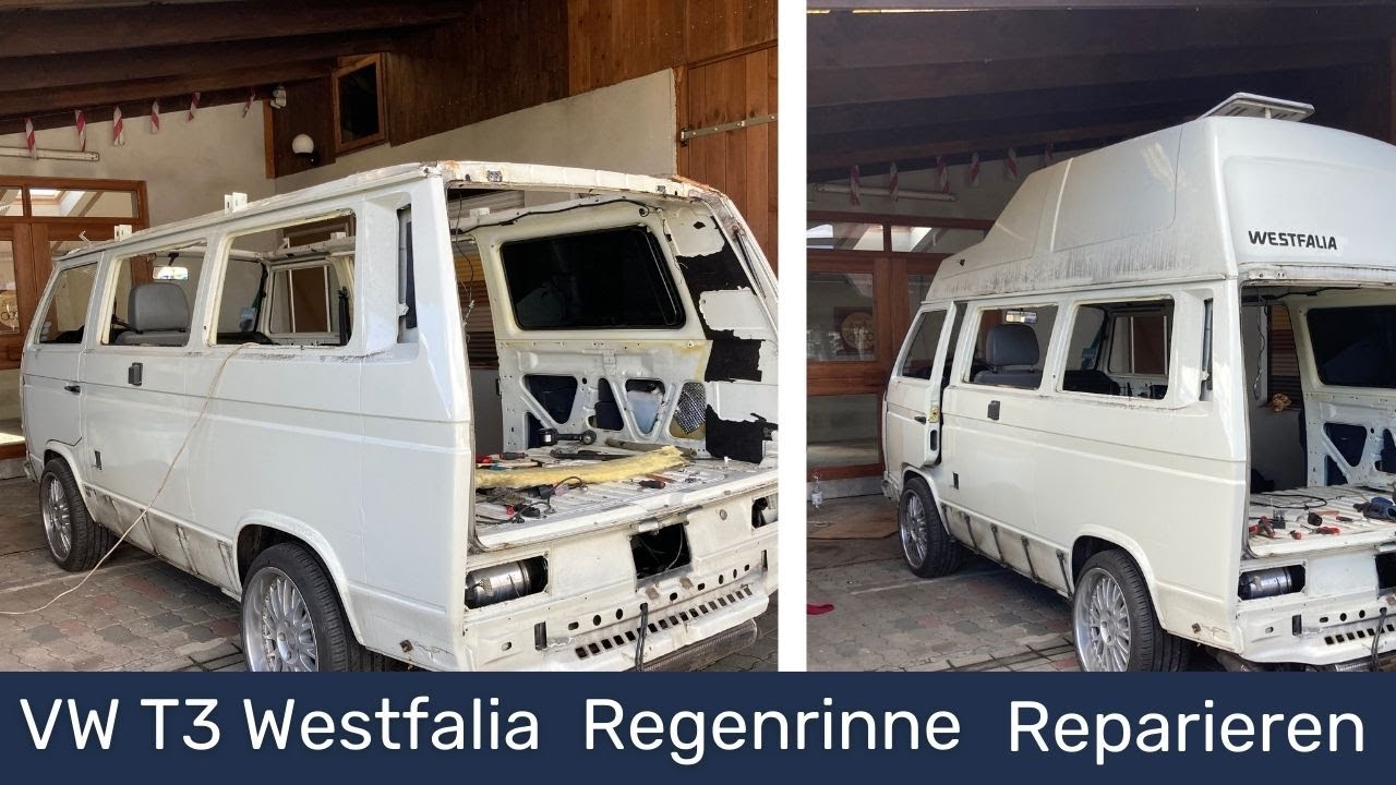 VW T3 Westfalia | Regenrinne reparieren | So wird's gemacht