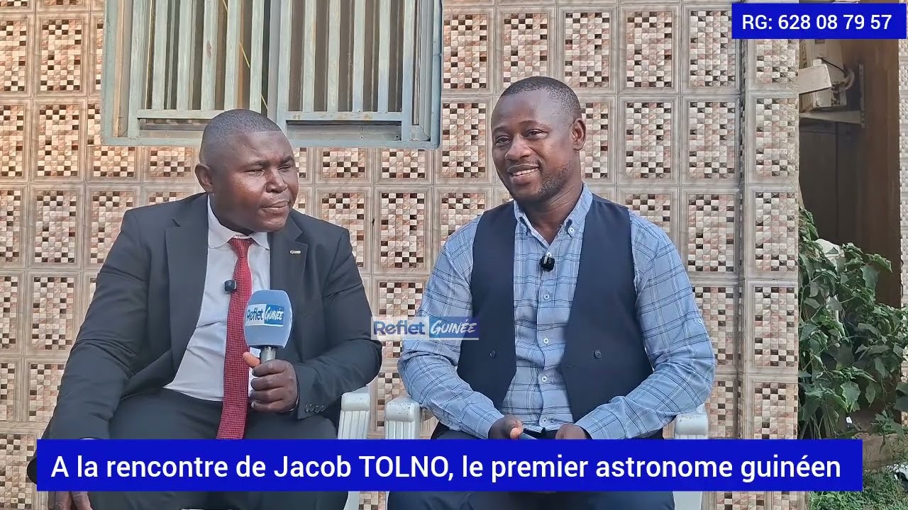 A la rencontre de Jacob Tolno, le premier astronome guinéen 