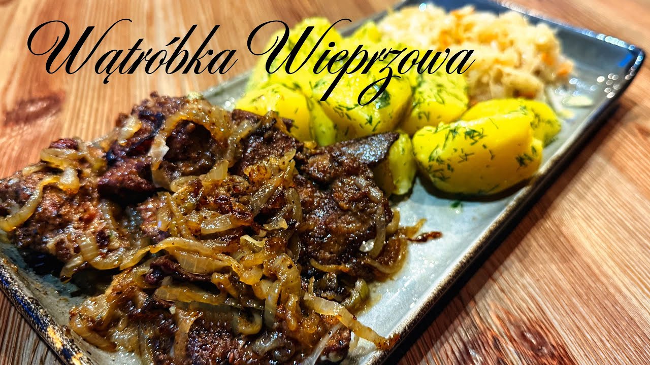 Wątróbka Wieprzowa – Przepyszny Klasyk na Obiad! Z dodatkiem masła #obiad #wątróbka