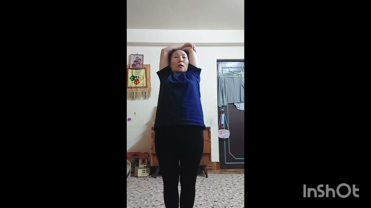 Me my self yoga and switching excise @Tibetan vlog